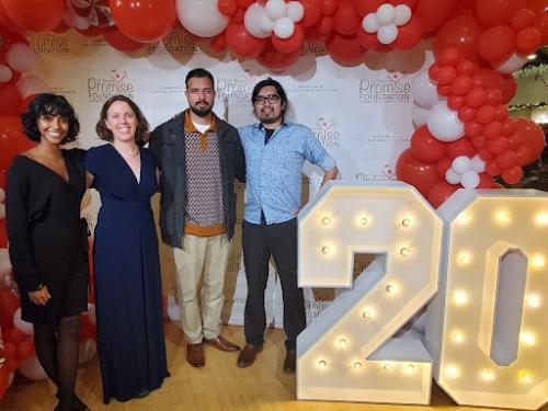 Francisco Arroyo ‘14, far right, was a member of the Center for Leadership Learning intern team.