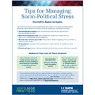 Tips for Managing Socio-Political Stress